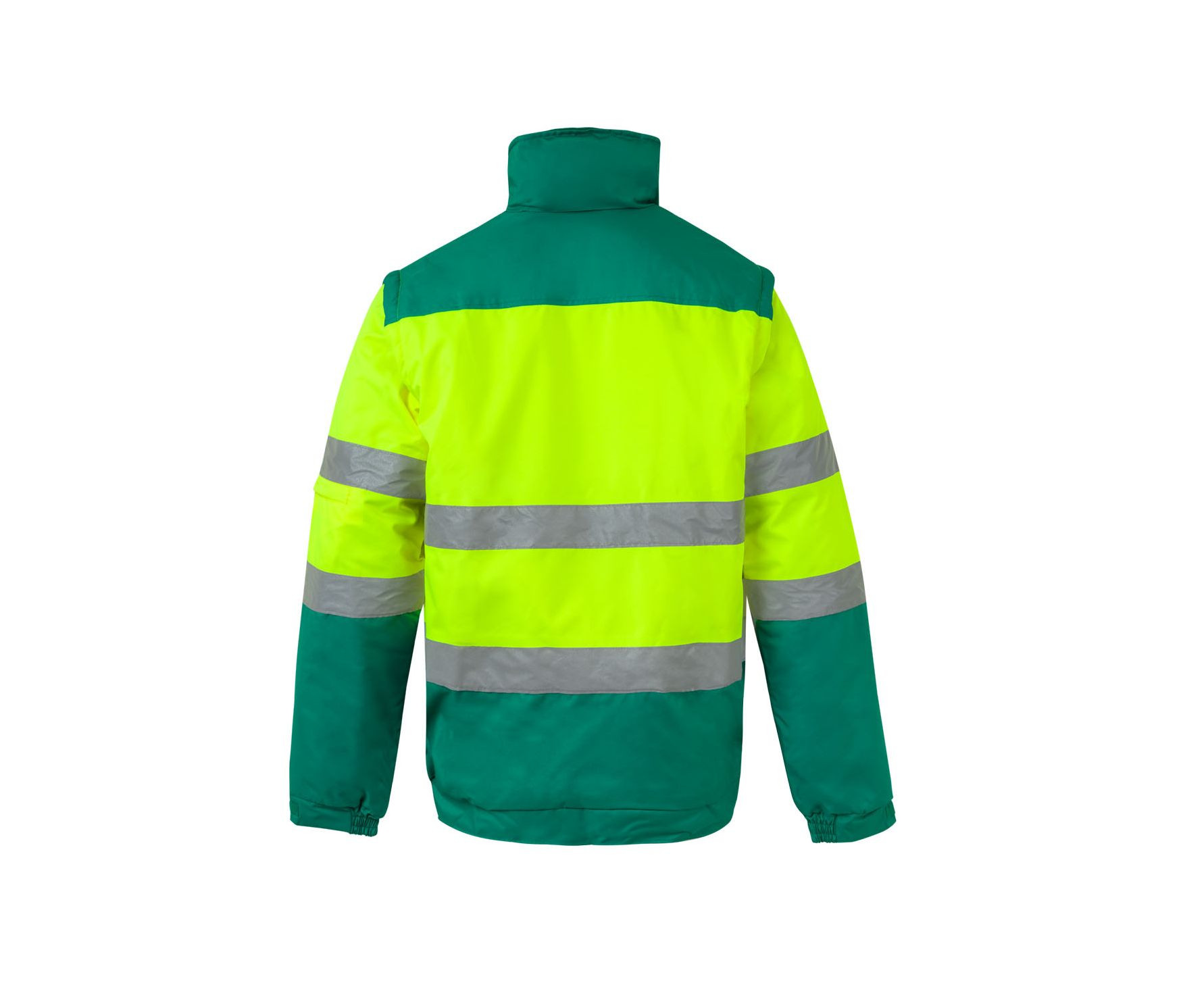 BLOUSON BICOLORE MATELASSÉ VISIBILITÉ AUGMENTÉE