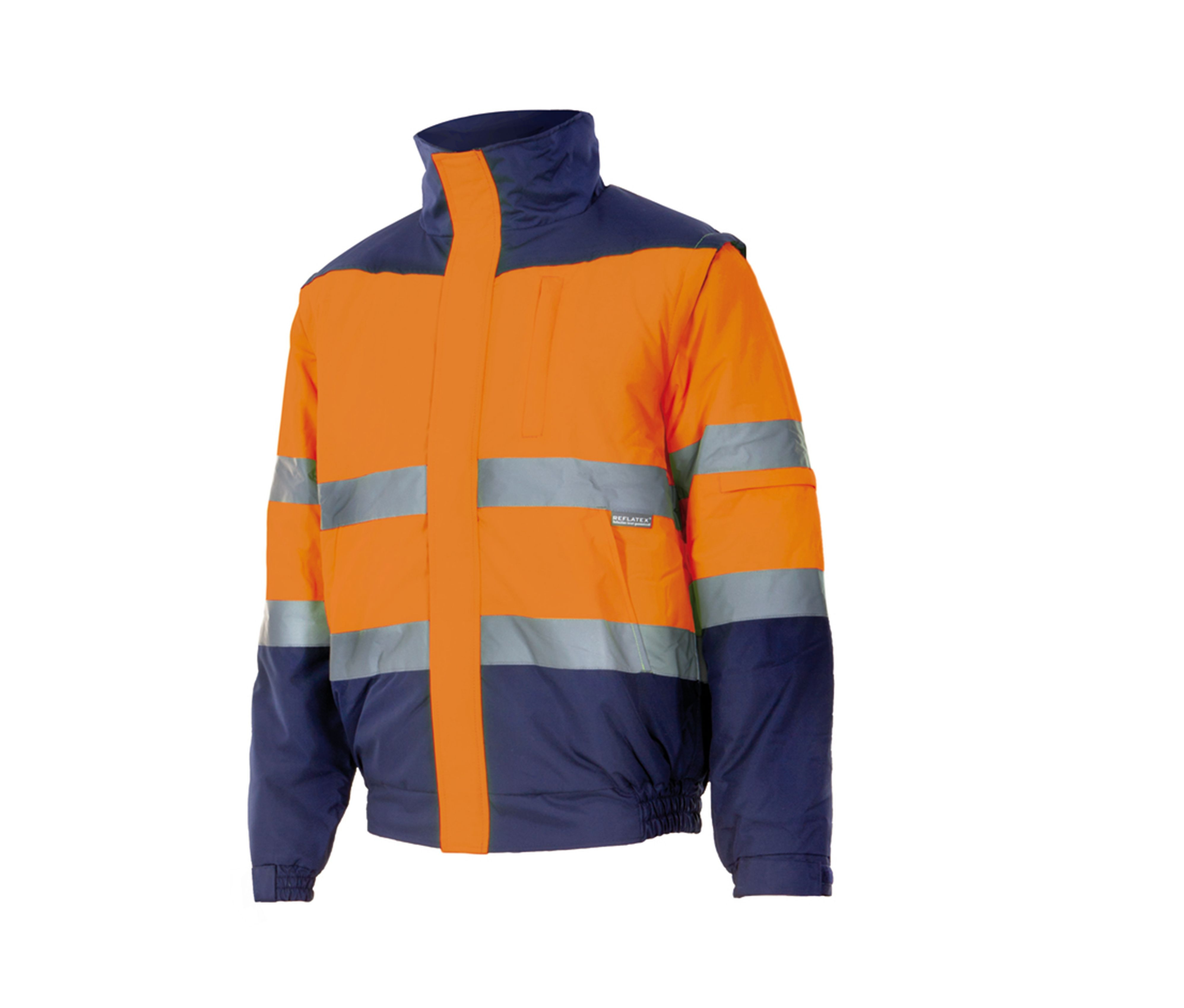 BLOUSON BICOLORE MATELASSÉ VISIBILITÉ AUGMENTÉE